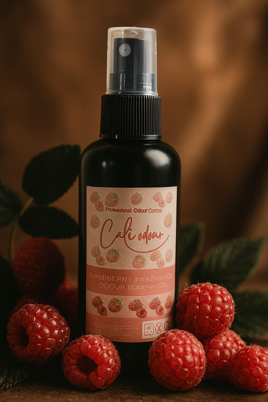 Cali Odour Raspberry Fragrance Odour Elimination 100ml Mist Spray.